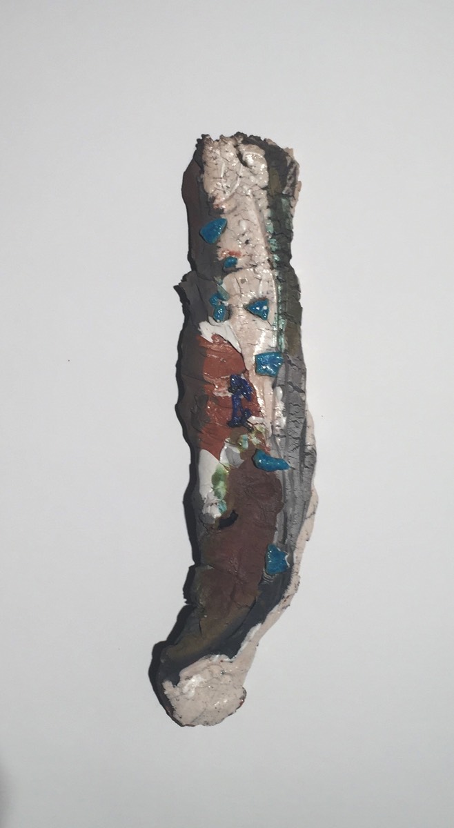 Bark No.1 14x3 ceramic, 2014