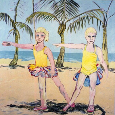 Afternoon 1993  66 X 66 oil on canvas