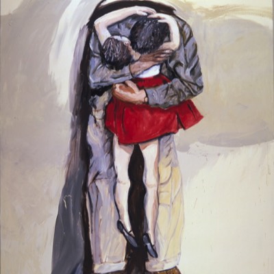 Embrace 1989  oil on canvas 58X72