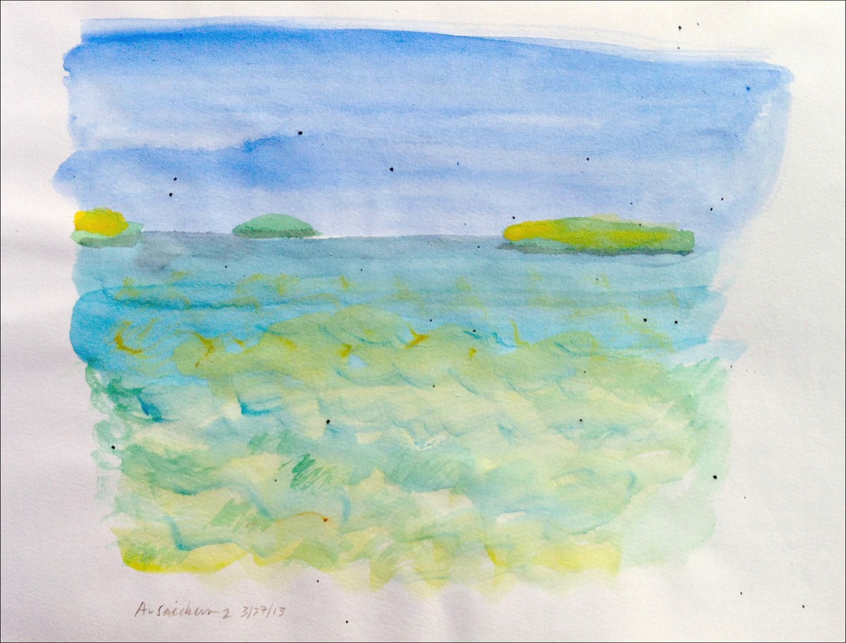 Arsenickers 2 2013 9X12 gouache