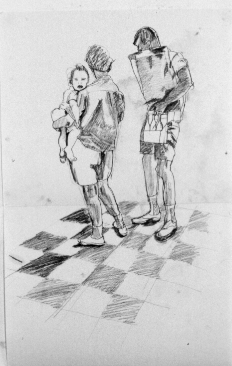 Graphite on paper 1990